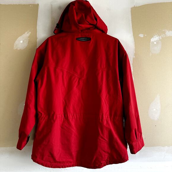 Obermeyer Dynamic Ski Jacket Hooded Full Zip Lined Outdoor Snowboarding Red 12 - Picture 6 of 6